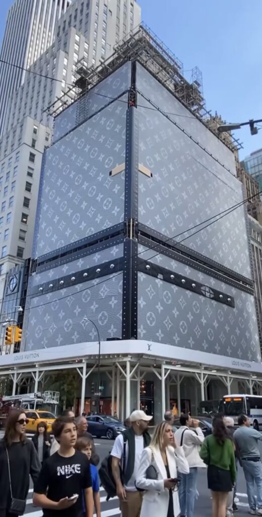 Luxury Luggage Transformation in New York Louis Vuitton New York Store