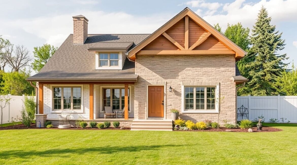 Renovated home showcasing elegant architecture with dormer windows, spacious outdoor seating, and soft ambient lighting.